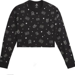 Converse X Miley Cyrus Womens Monogram Boxy Crop